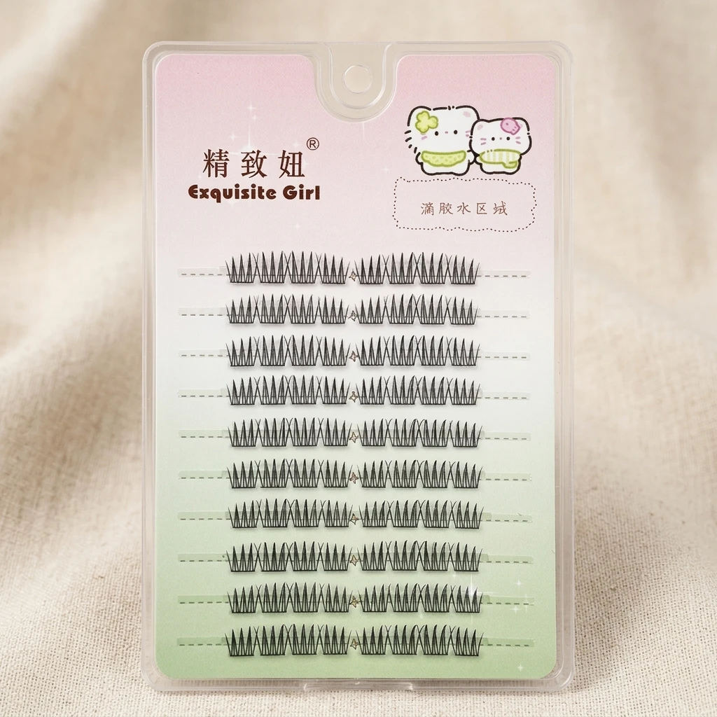 Eyelash Extension Korean Style - Krótkie rzęsy dla dziewczyn, sztuczne rzęsy