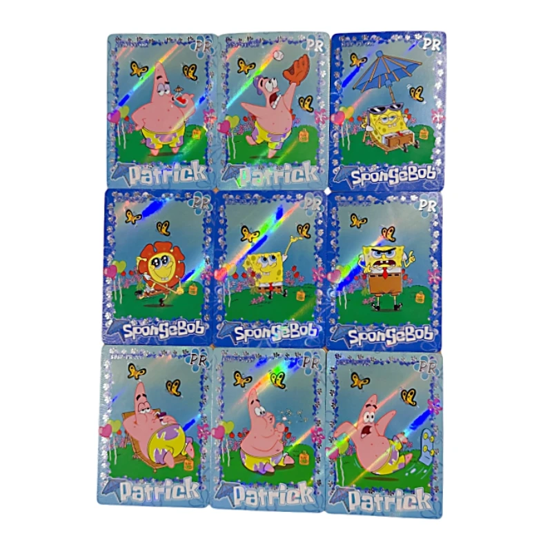 Genuine SpongeBob SquarePants Collection Hobby Card Book Patrick Star Catching Jellyfish Party Game Exchange Children's Gift
