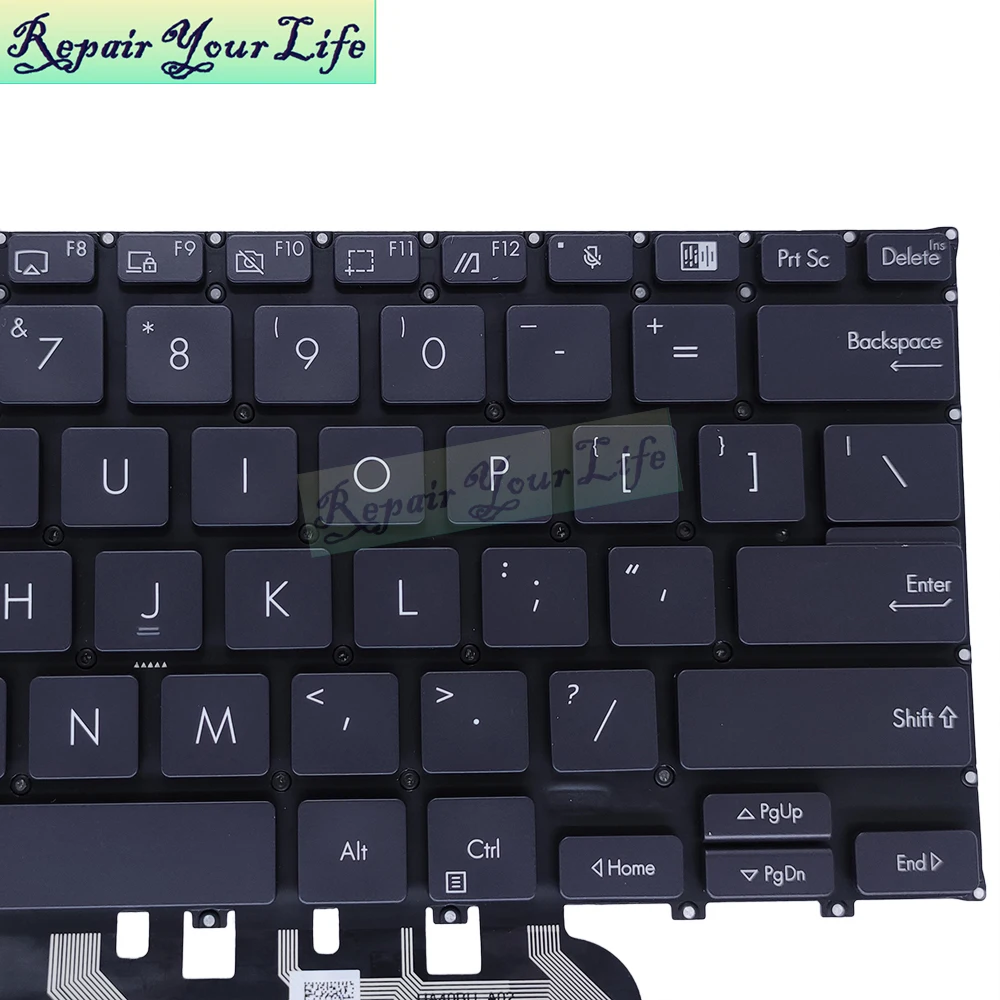 B3402 Backlit Keyboard for Asus ExpertBook B3 Flip Laptop B3402FEA B3402FBA US HB Hebrew Keyboard Backlight NSK-UA47BN UA44BN