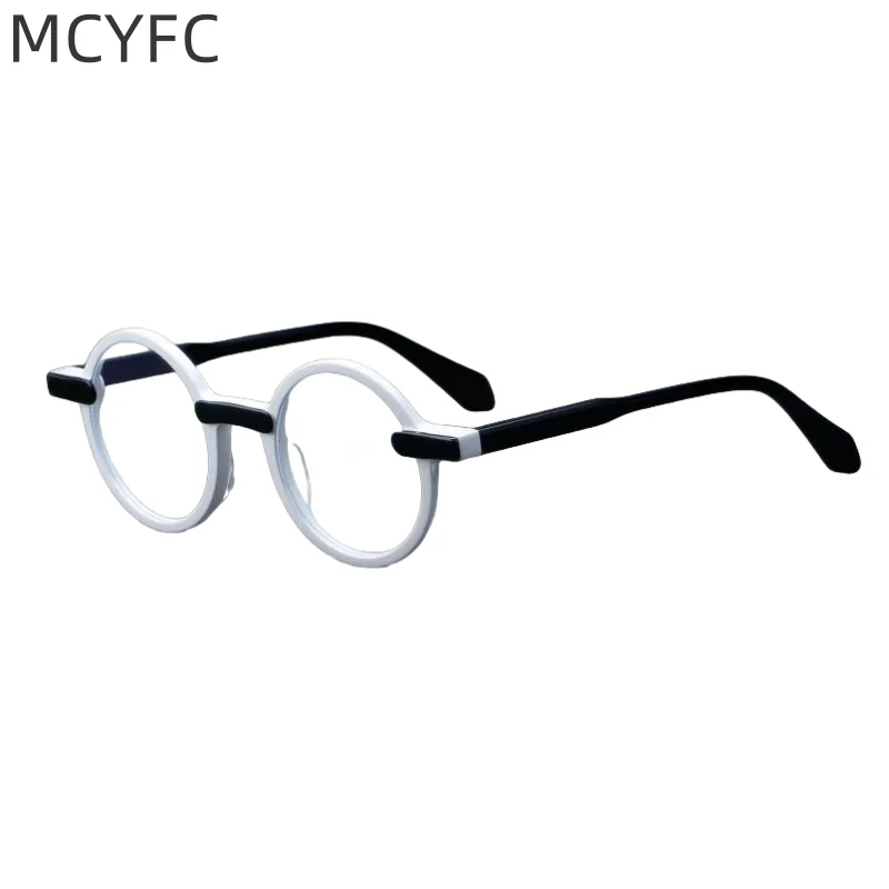 

MCYFC Custome Eyeglasses Frames for Men Hand Made Acetate Classic Style Glasses Frame Women Optical Prescreption Eyewear Glasses