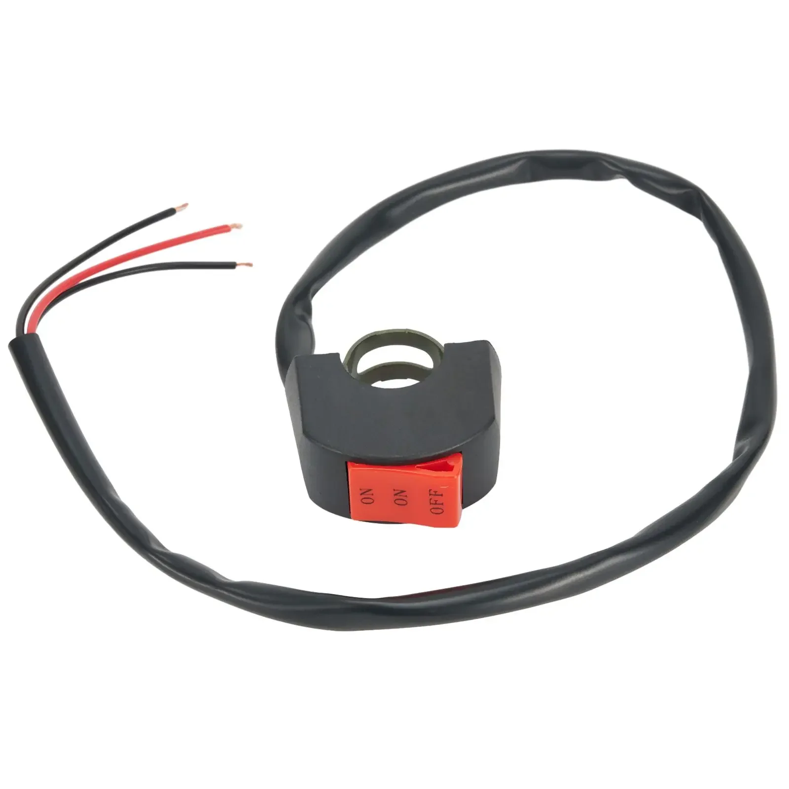 Handlebar Switch ON/OFF Switch 2-25cm/ 7/8\" 22mm About 52cm/20.5\" Plastic On The Handlebar Three Buttons LED