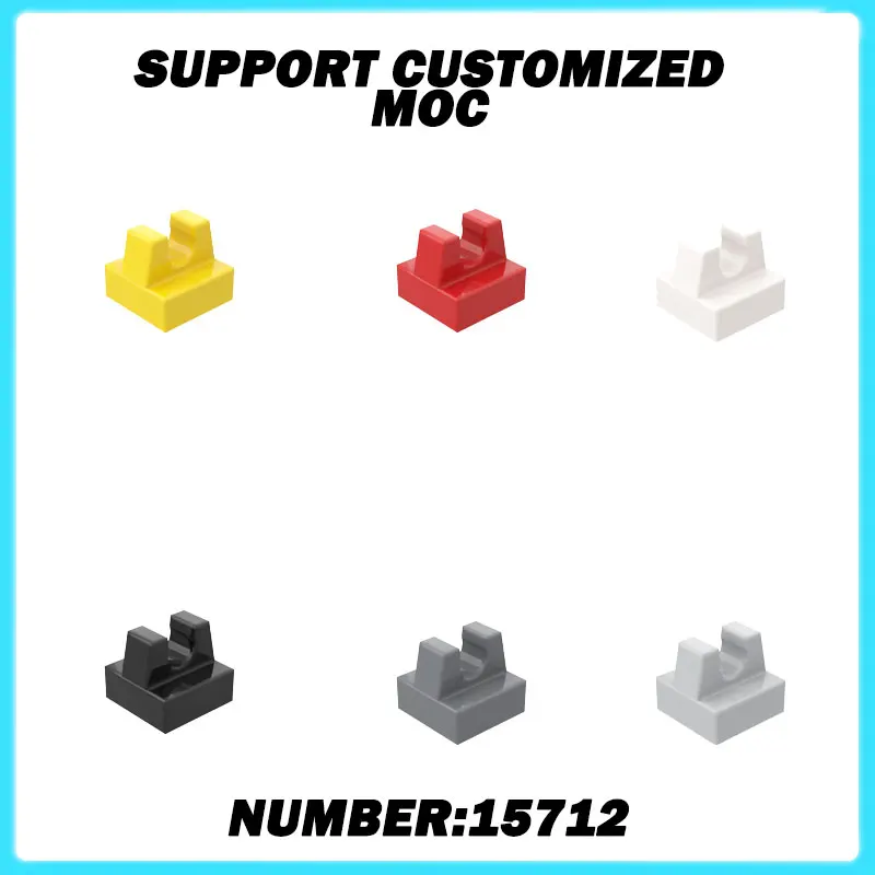 

15712 44842 Модифицированная плитка 1x1 с открытым O-зажимом, совместимые кирпичи, сборка своими руками, строительные блоки, частицы, детская игрушка