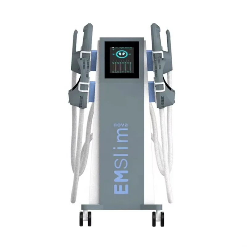 جديد 2025 Emslim Nova Aesthetics Emt آلة التخسيس Rf 4 مقابض نحت الجسم العضلات Emslim Neo مع Rf حرق الدهون الصالة الرياضية استخدام
