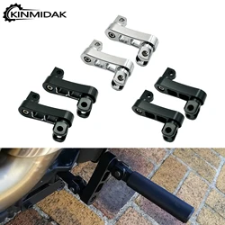 Motorcycle Adjustable Passenger Footpegs Highway Pegs Clamp Support Extensions Bracket Universal Fit For Harley for Honda