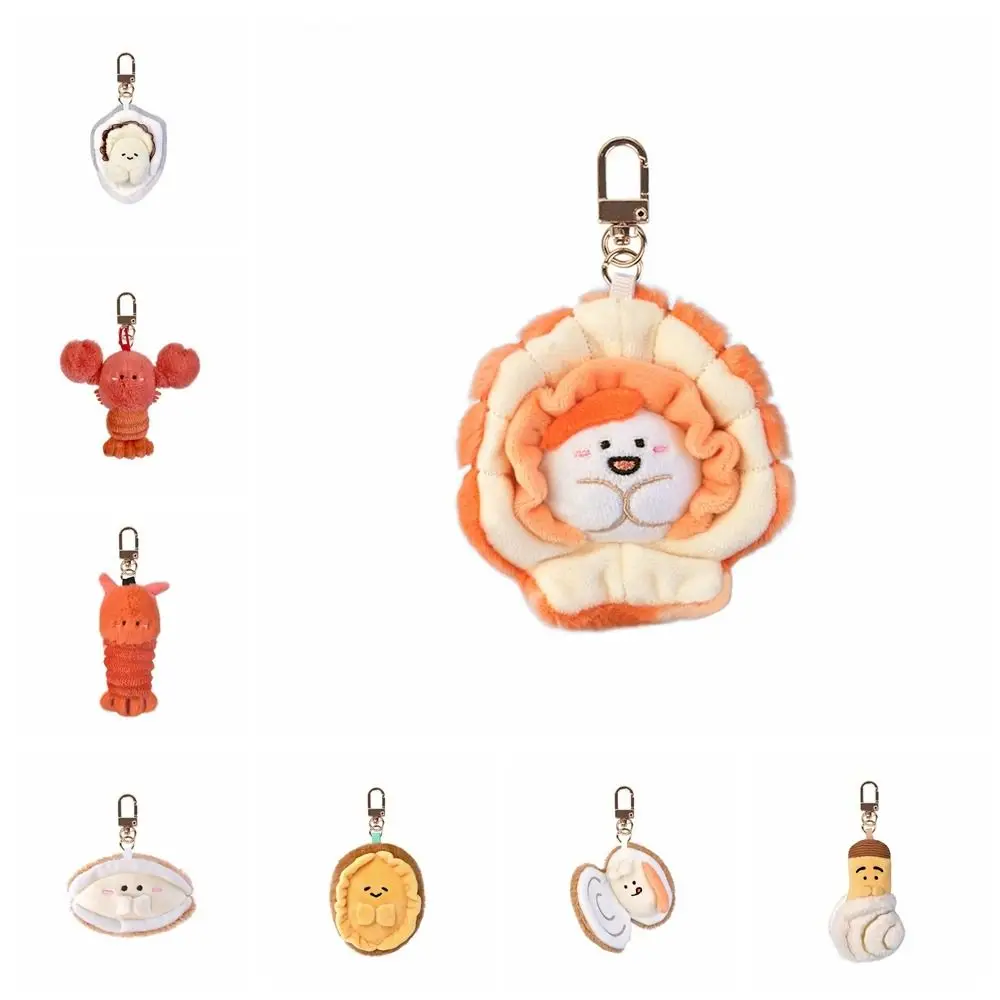 Breloczek do torby Miękki Ocean Zwierzę Brelok Homar Symulacja Puszysty Ośmiornica Kawaii PP Bawełna Kreskówka Pluszowy Wisiorek Dekoracja Domu