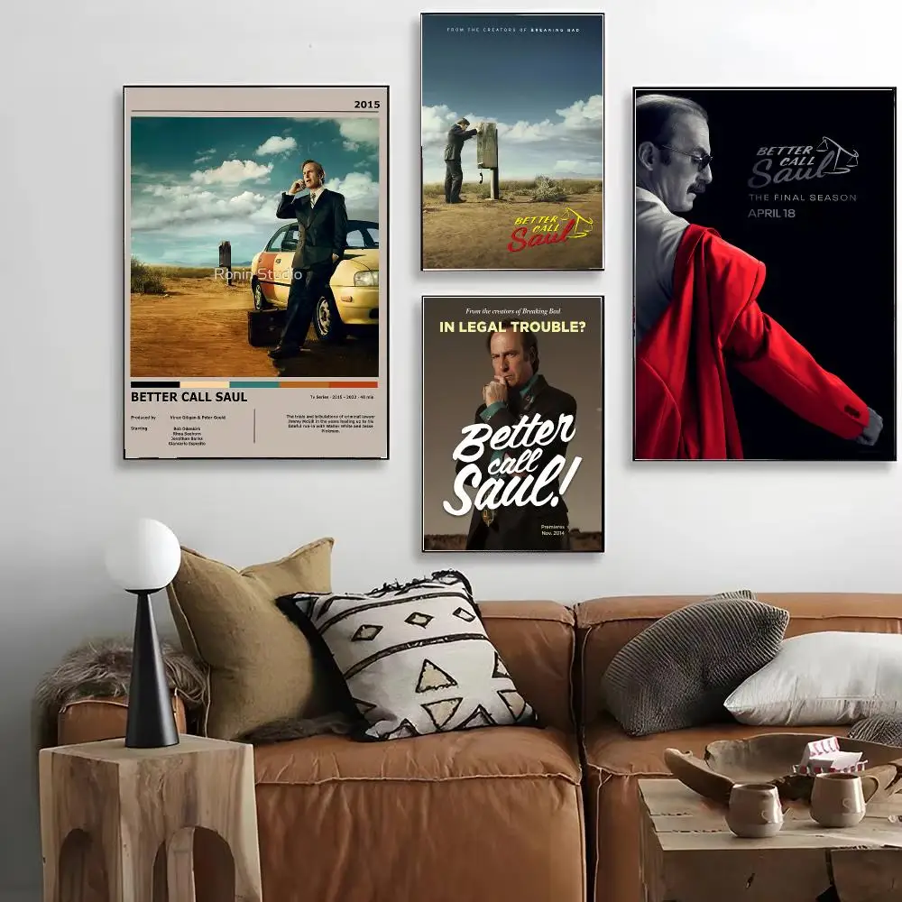 TV Series Better Call Saul Poster HD Art Decorative Wall Art Waterproof Home Décor for Living Room Bedroom Café Stylish Gift