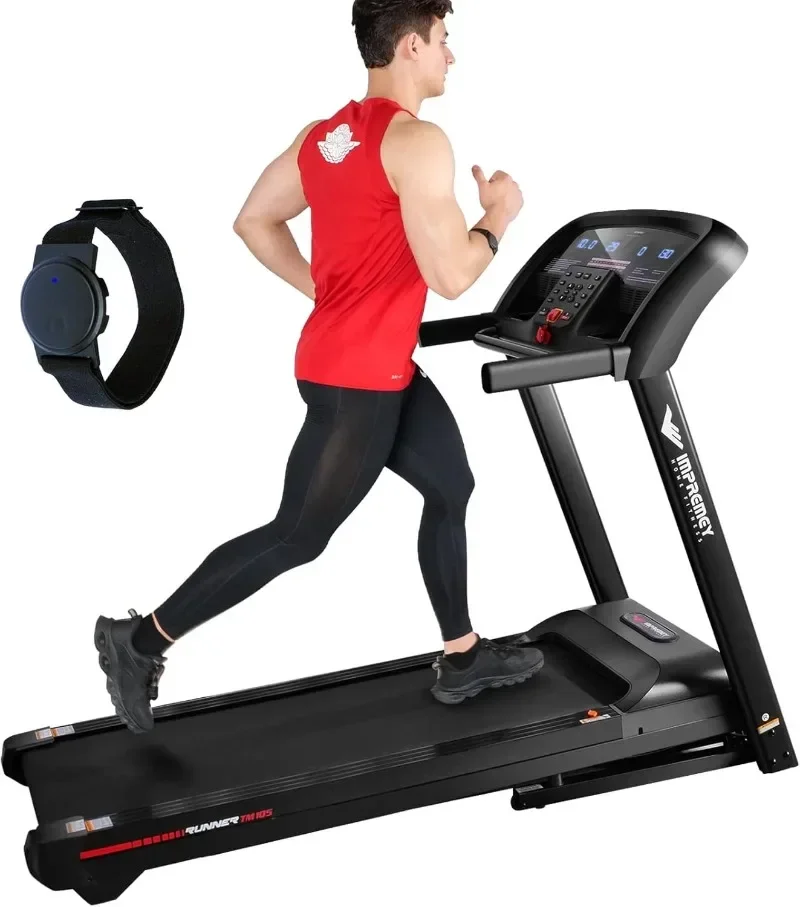 Folding Treadmill with Auto Incline 15% 3.5HP 350 Lb Capacity 11 MPH 50