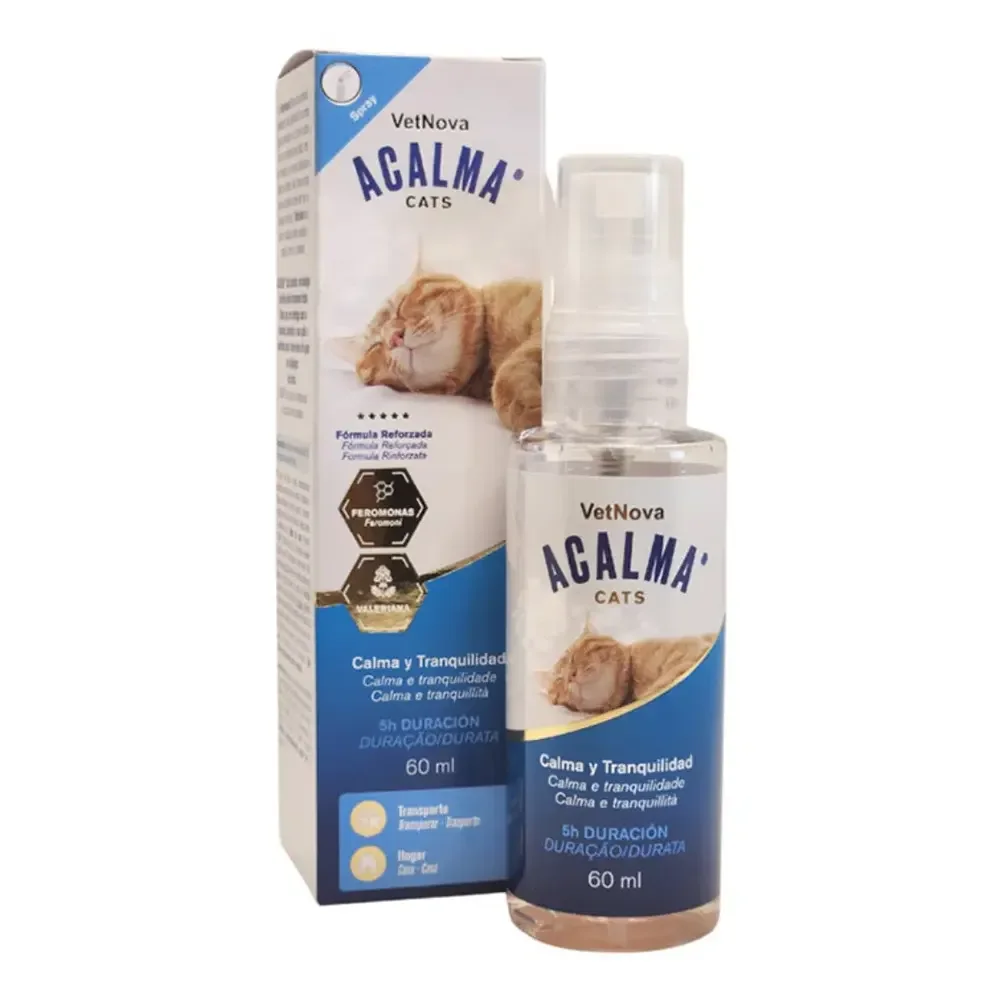 ACALMA® Cats Spray 60ml  feromonas faciales felinas Vetnova