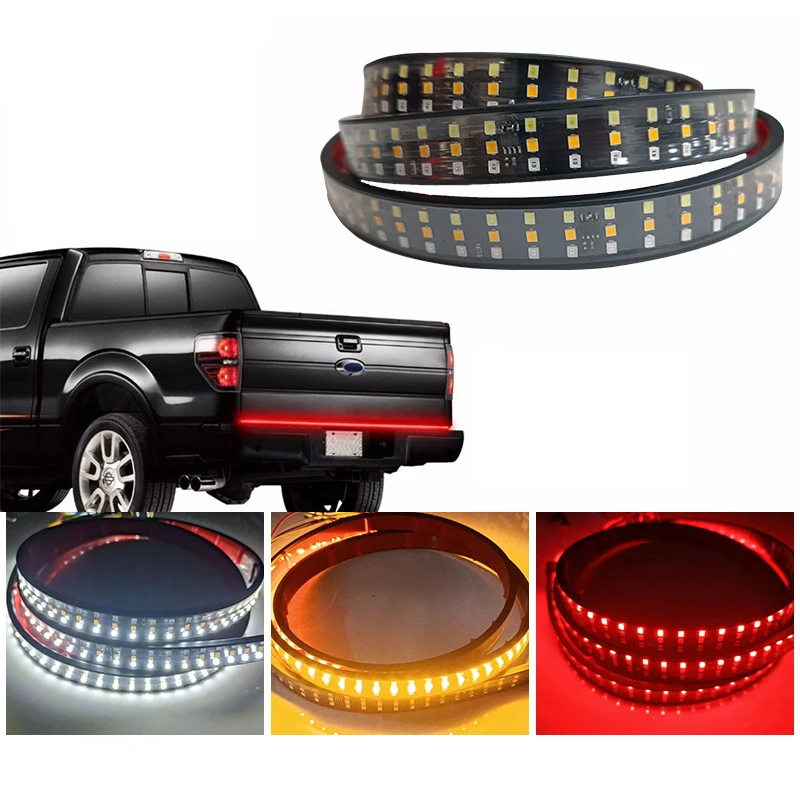 

12V 48Inch Tailgate Light Bar 60 Inch LED Brake Light Strip for Truck Turn Signal Reverse Fit Car Pickup Ford Dodge RAM GMC
