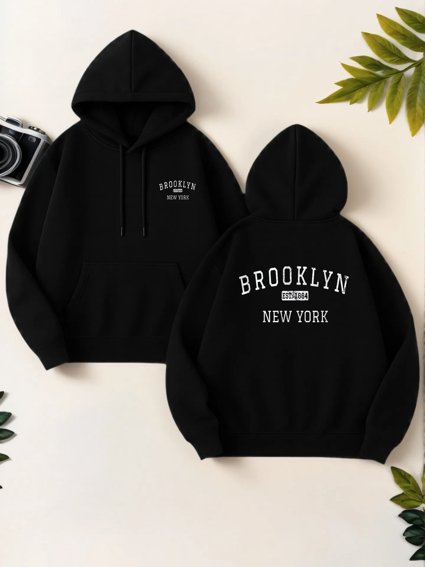 

Толстовка Essential, буквенный принт, повседневная, смесь хлопка, повседневная одежда для мужчин