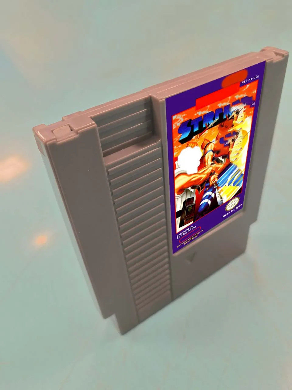 Vintage Stridering PARA Jogo de Ação de Cartucho NES 72 Pinos Compatível com Console NES