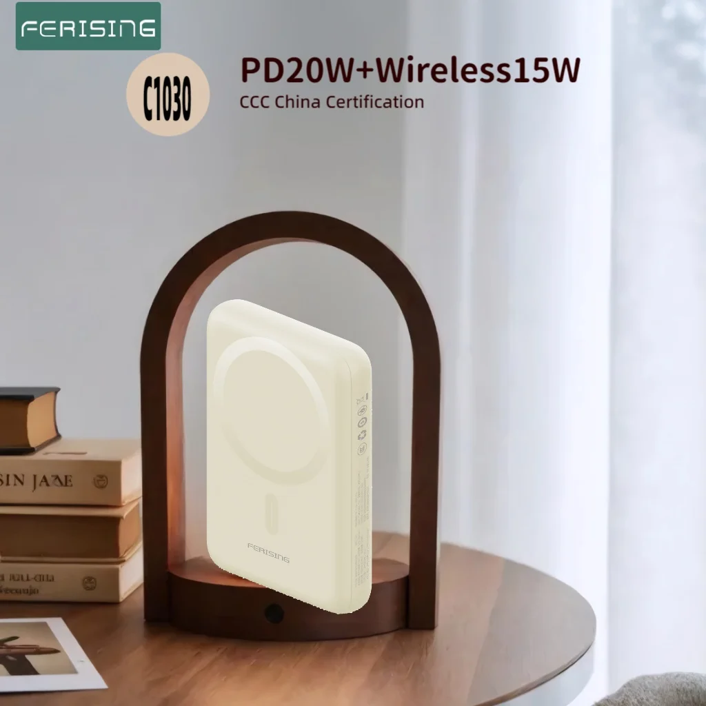 بنك طاقة لاسلكي Magsafe بقدرة 10000 مللي أمبير في الساعة معتمد من CCC & FAA، شاحن سريع لهاتف iPhone Android HarmonyOS بطارية خارجية محمولة #1