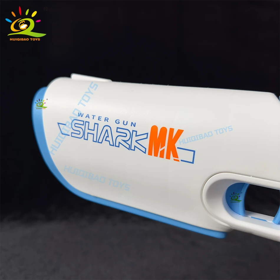 Pistolet na wodę HUIQIBAO, automatyczny, elektryczny, zabawka wodna, dla dzieci, dorosłych, na lato, basen, imprezę, gra z wiaderkiem na plaży.