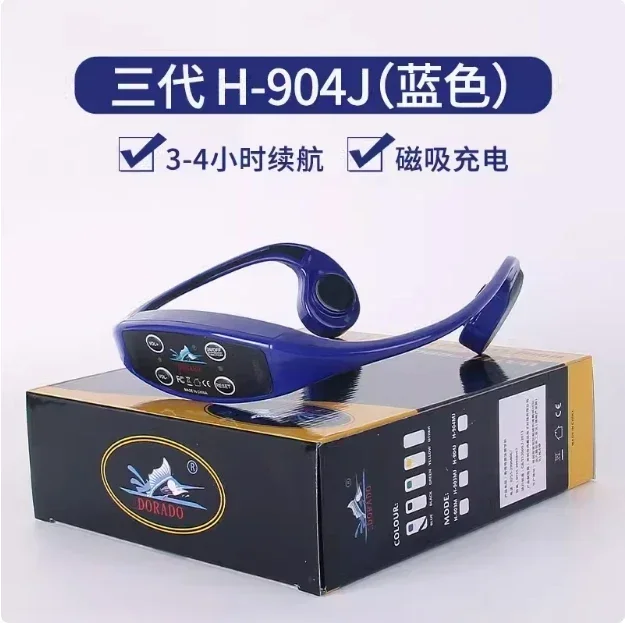 لسماعة الرأس لتدريب مدرب السباحة ثلاثة أجيال H904j راديو مقاوم للماء اتصال عظمي لاسلكي