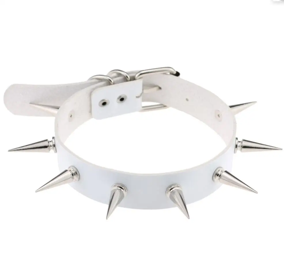 Harp Spiked Bezaaid Lederen Halsbanden Pu Voor Kleine Middelgrote Honden Huisdier Kraag Klinknagels Anti-Bite Huisdier Producten Nekband S2957