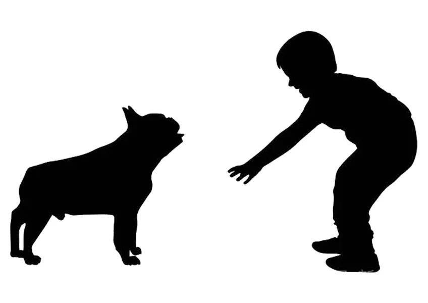 

Car Stickers Cute Puppy with BOY Design Fashion Car-Styling Decals Motorcycle PVC wide 15cm