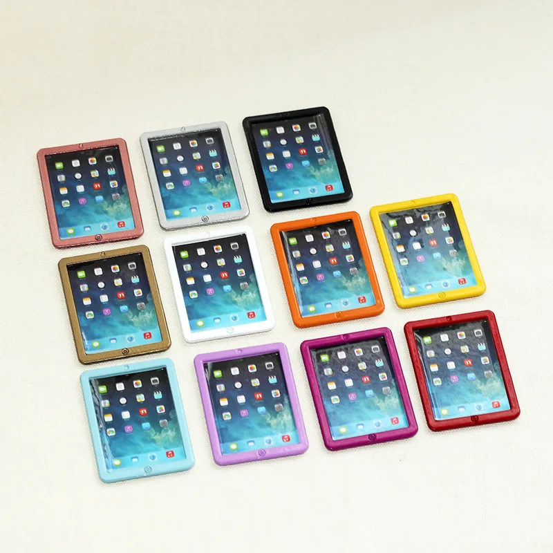 1:12 maison de poupée Simulation Mini tablette décoration BJD OB11 poupée téléphone portable photographie accessoires maison de poupée ornements accessoires