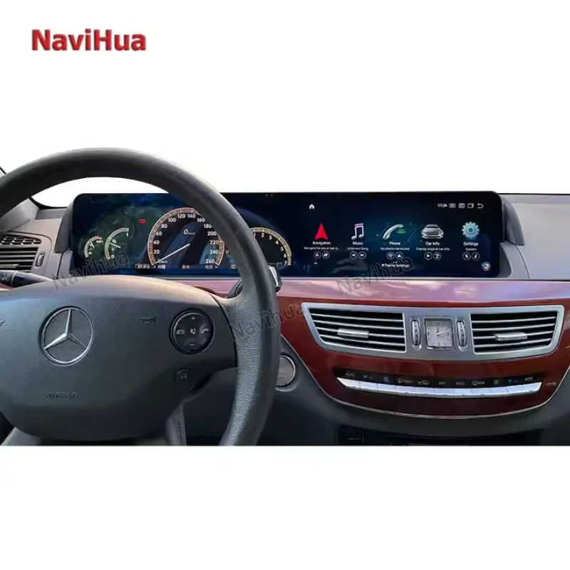 

Android Car Radio Stereo Head Unit GPS Navigation 12.3 Inch Touch Screen Car DVD Player for Mercedes Benz S Class W221