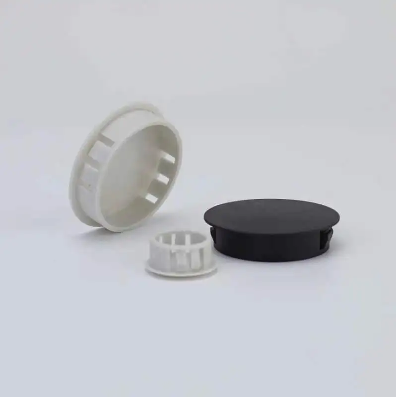Nylon Round Snap-on Plug 25mm 28mm 30mm 32mm Black/White Plastic Hole Caps Blanking End Caps Seal Stopper
