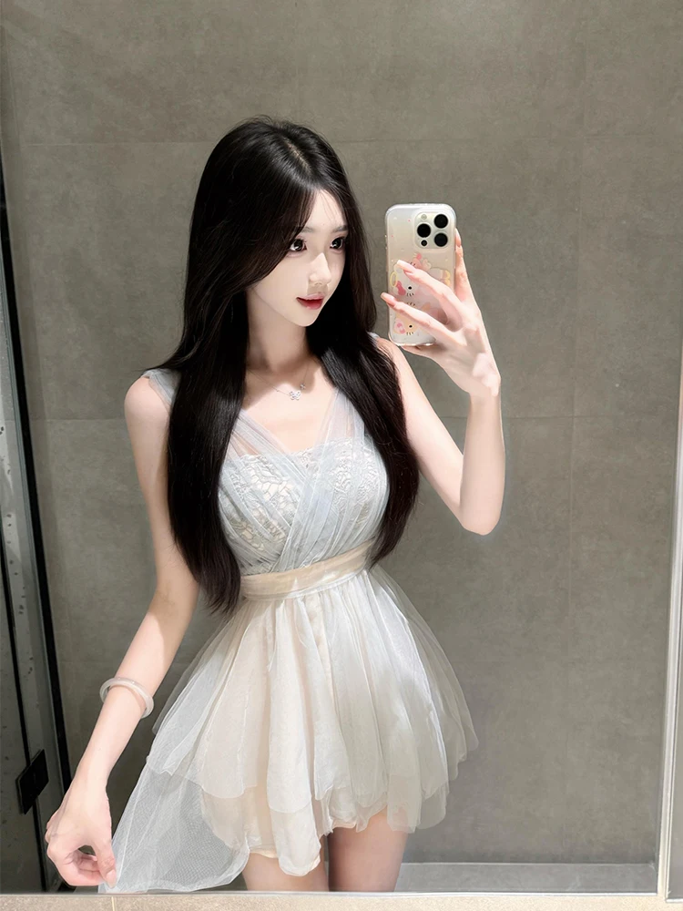 

Sweet Me Splice Strapless Dr Женская праздничная юбка для похудения талии Сексуальная юбка трапециевидной формы с высокой талией V-Ne Ci Walk