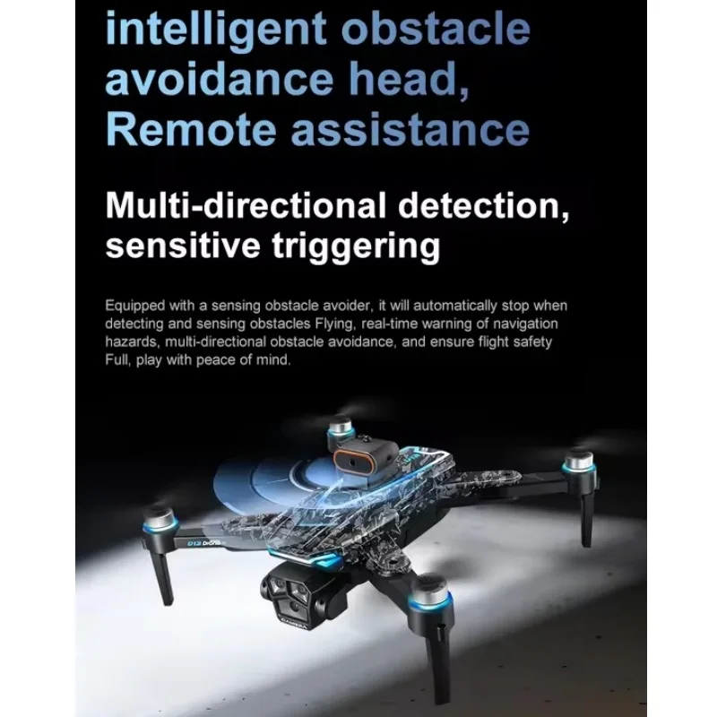 โดรนใหม่พร้อมกล้อง HD 8K หน้าจอขนาดใหญ่ 5.6 นิ้ว หลบหลีกสิ่งกีดขวางอัจฉริยะ ระบบ Brushless Optical Flow ลอยตัวได้ พับเก็บได้ ควอดคอปเตอร์