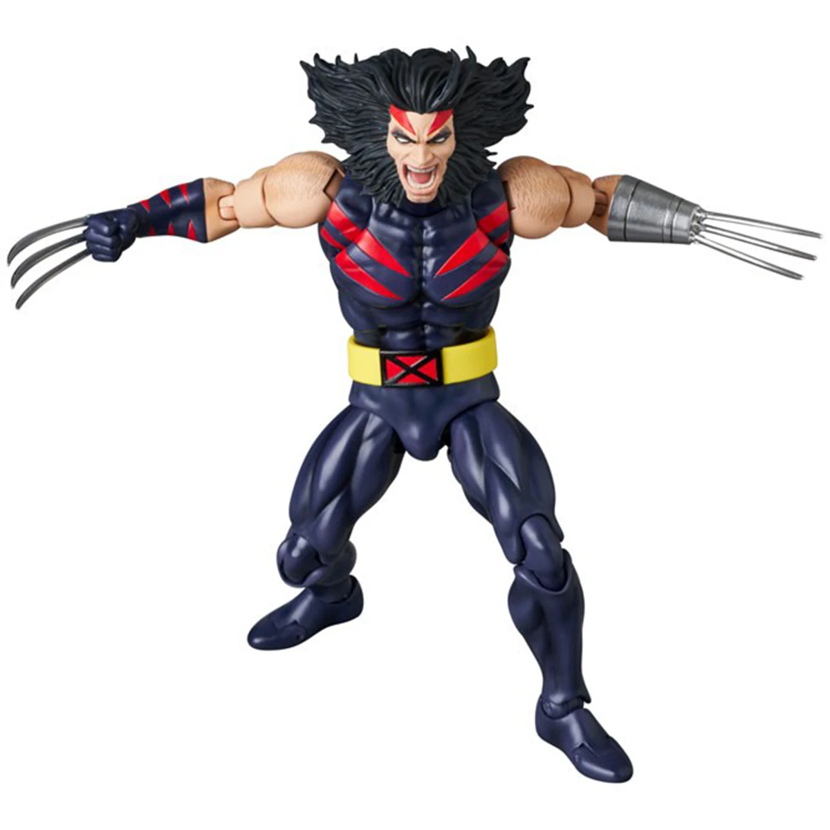 لعبة Medicom الأصلية 100% Mafex (رقم 249) X-Men Wolverine Age of Apocalypse Ver. سلسلة مجموعة شخصيات الرسوم المتحركة