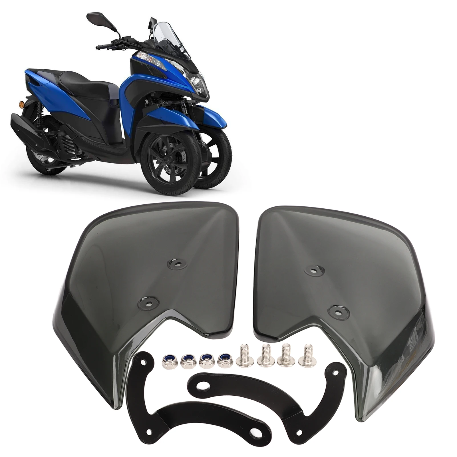 

1 пара дымчатых мотоциклетных защитных ограждений на руль для NMAX 125/150/155 XMAX 250 300 400 защита