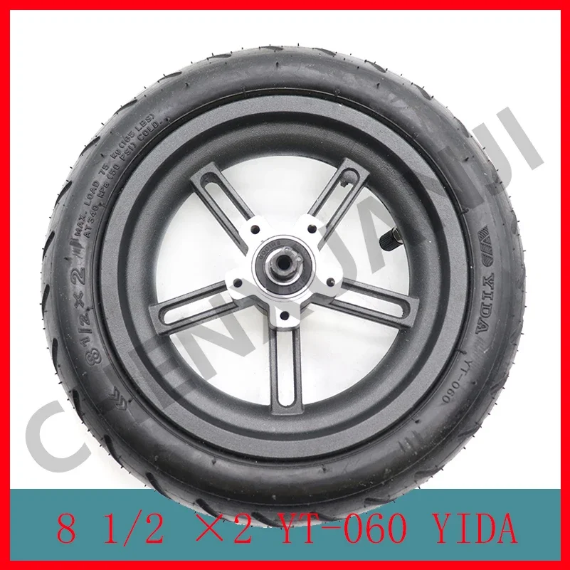 8 1/2 x 2  for XiaoMi Mijia M365 Scooter tire Solid Hole shock Absorber Non pneumatic 8.5 Inch durable Wheel Tire