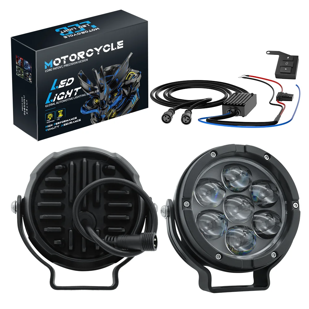 LED Work Light Spotlight Fog Light Driving Lamp for BMW R1200GS R1250GS F800 F850 F900 Motorcycle SUV ATV UTV Truck