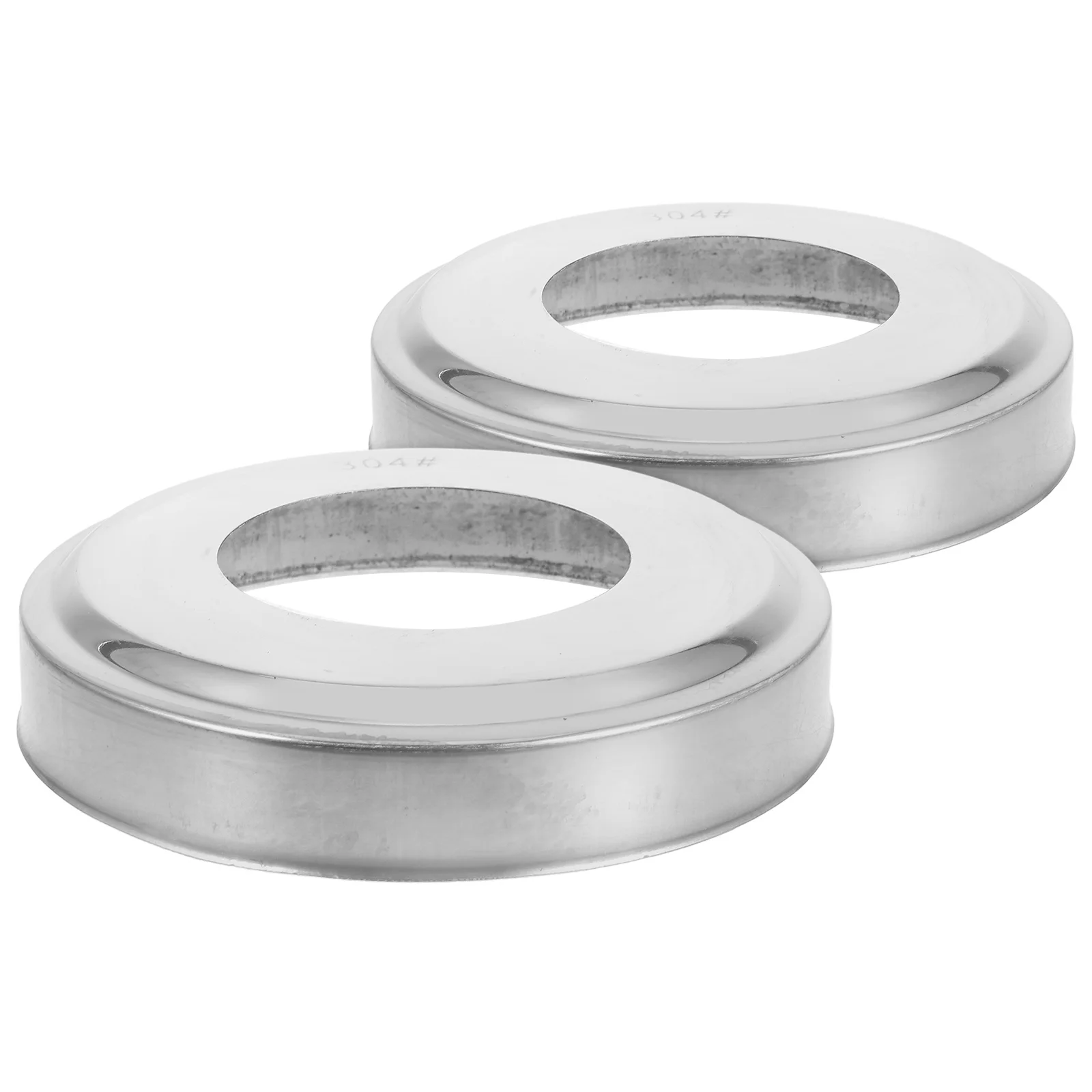 

Pool Ladder Handrail Cover Durable Stainless Steel Escutcheons Plate Rubber End Caps Protector Pool Accessories Deck Flange