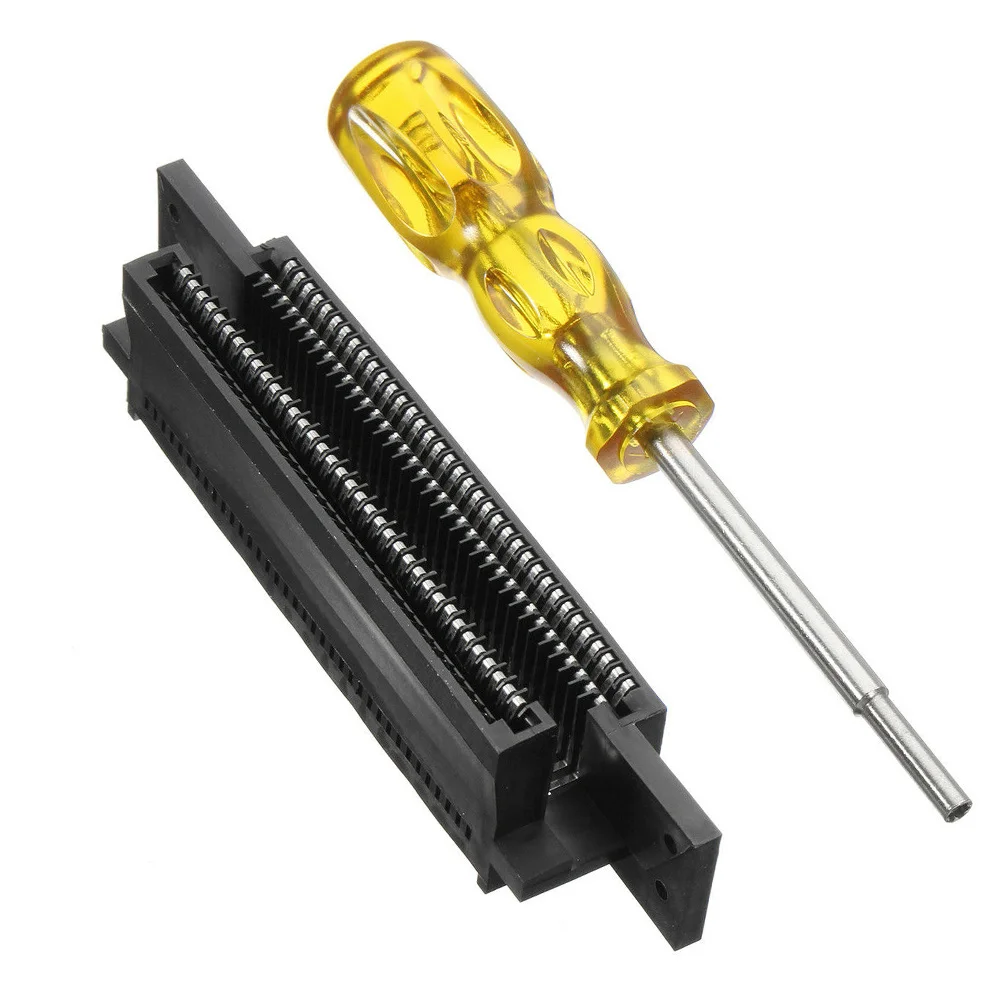 

72 Pin Connector Durable Wear Resistant Game Machine Repair Part Replacement Adapter Console Slot Tool Plastic