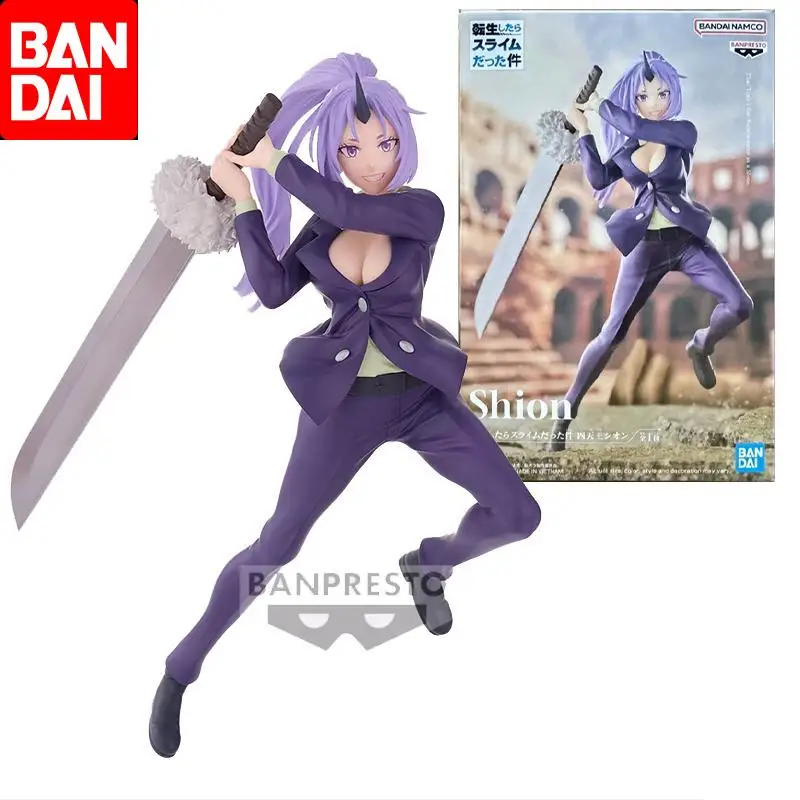 Bandai Original That Time I Got Reincarnated as a Slime Shion Anime Action Figure Toys For Boys Girls Children Birthday Gifts