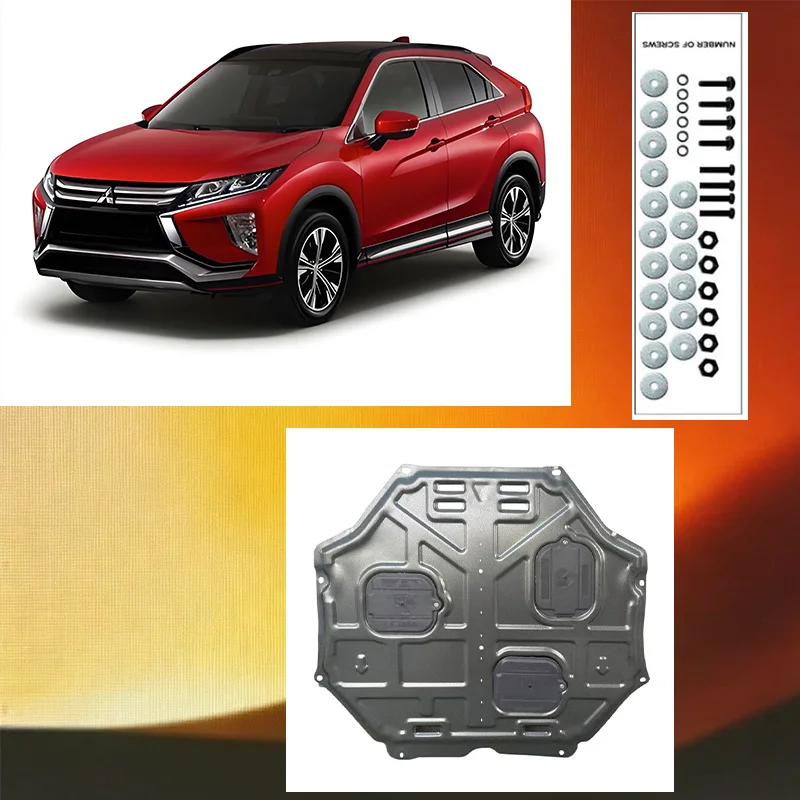 Durable Underbody Protection Engine Skid Plate For Mitsubishi Eclipse Cross 2019-2022 1.5T  High Quality Engine Shield Car