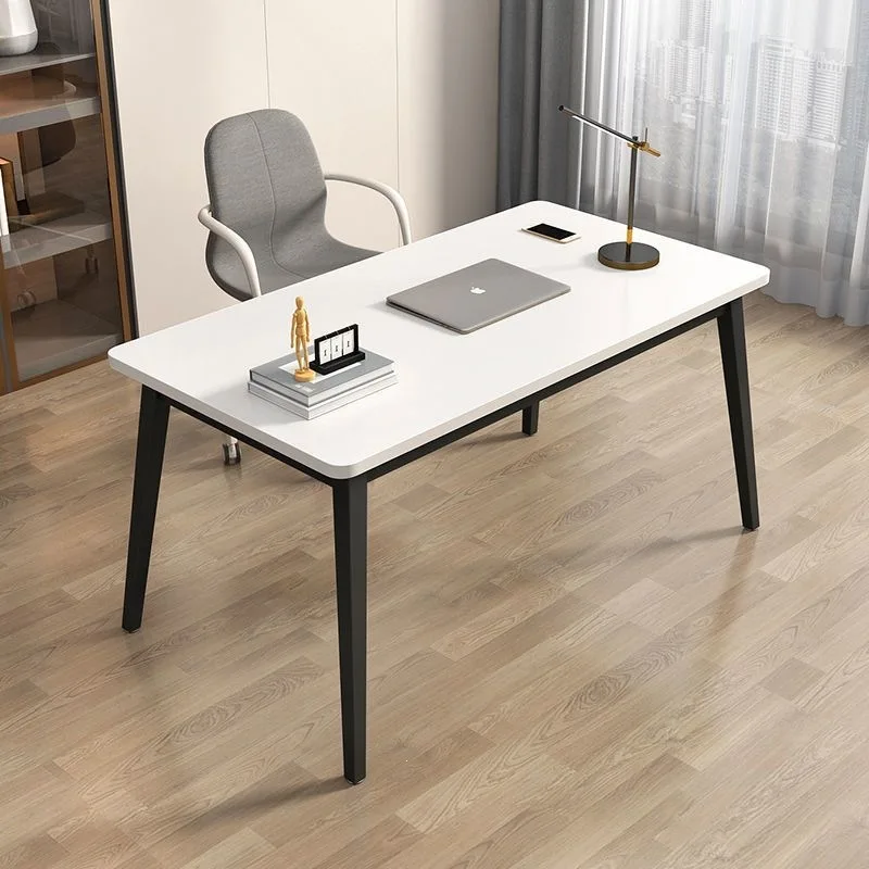 Nordic Computer Desk, Desktop Home Use, Thickened Iron Legs, Affordable Luxury Live Streaming Desk
