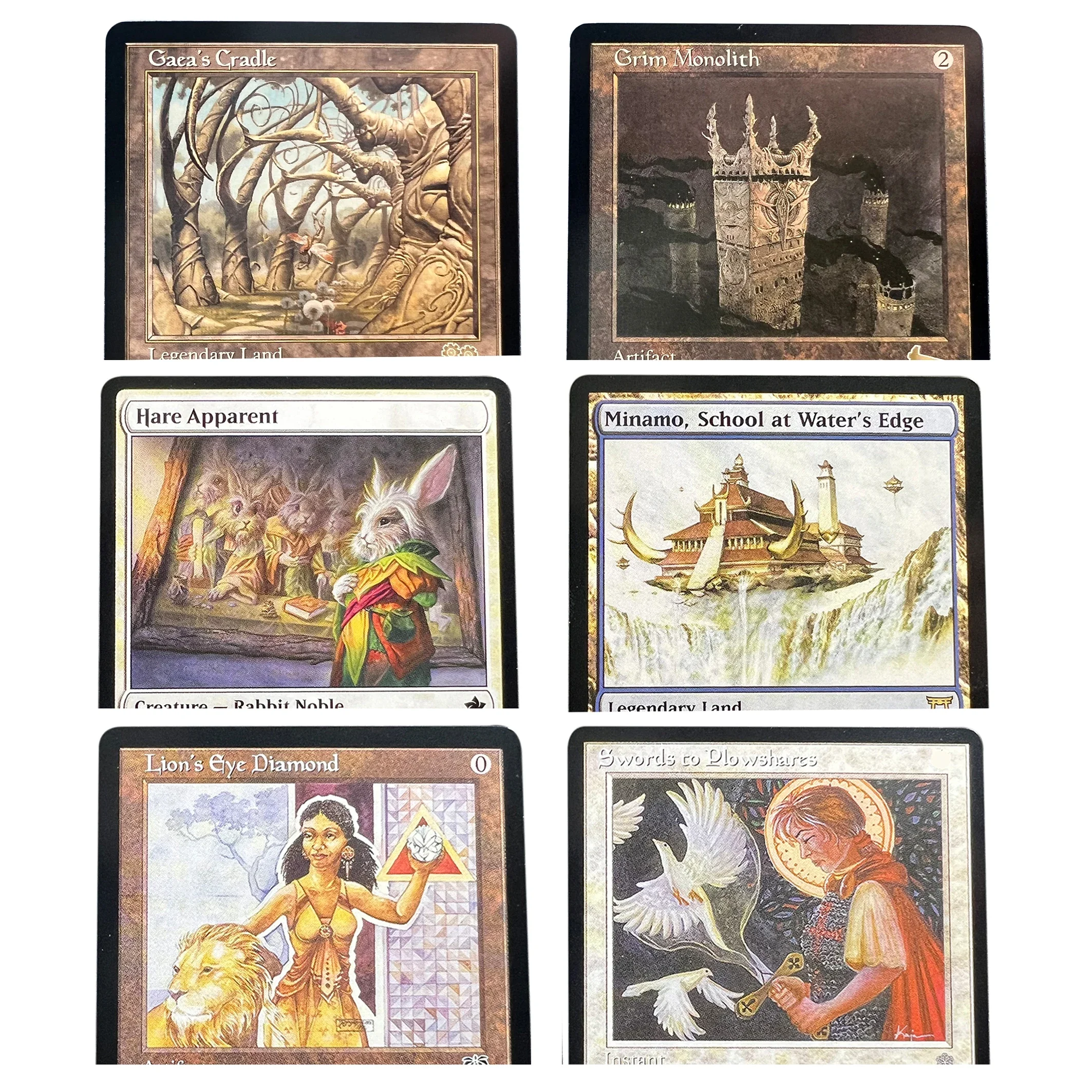 

Regular Chrome Mox Gaea's Grim Monolith HareApparent Sink into Stupors TCG English Card Quality Board Trading Card