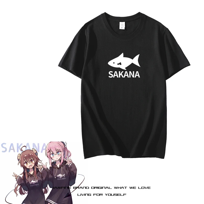 

Street Corner Demon Anime T-shirt Yoshida Yuko Same Style Daily Summer Cotton T Shirts Men Simple O Neck Stretch Solid New Tops