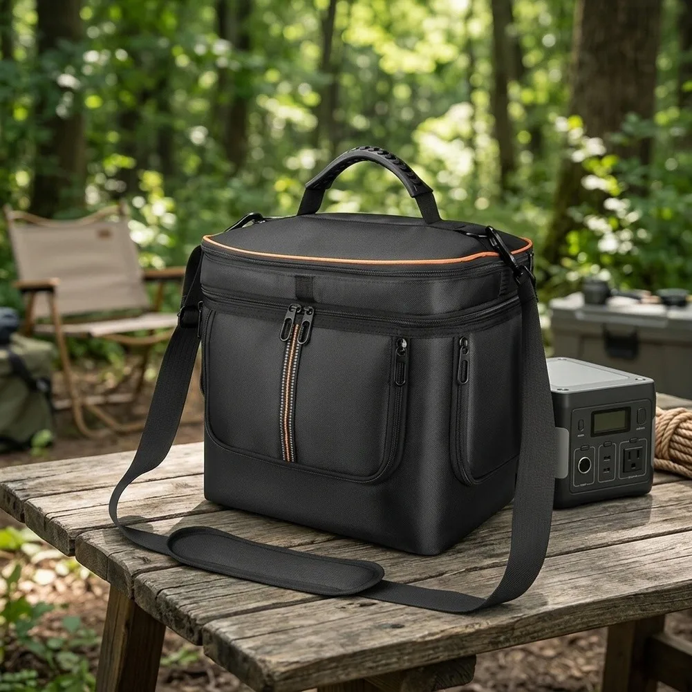 For BLUETTI Elite100 V2 Travel Bag with Reinforced Corners Padded Bottom and Integrated Handle for Stable Carrying