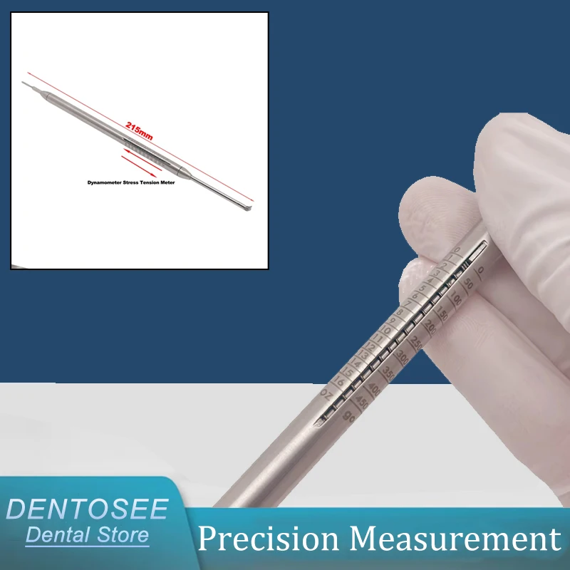 

Accurate Orthodontic Force Gauge - Autoclavable Tension Meter for Dental Braces & Elastic Bands Oral Measurement