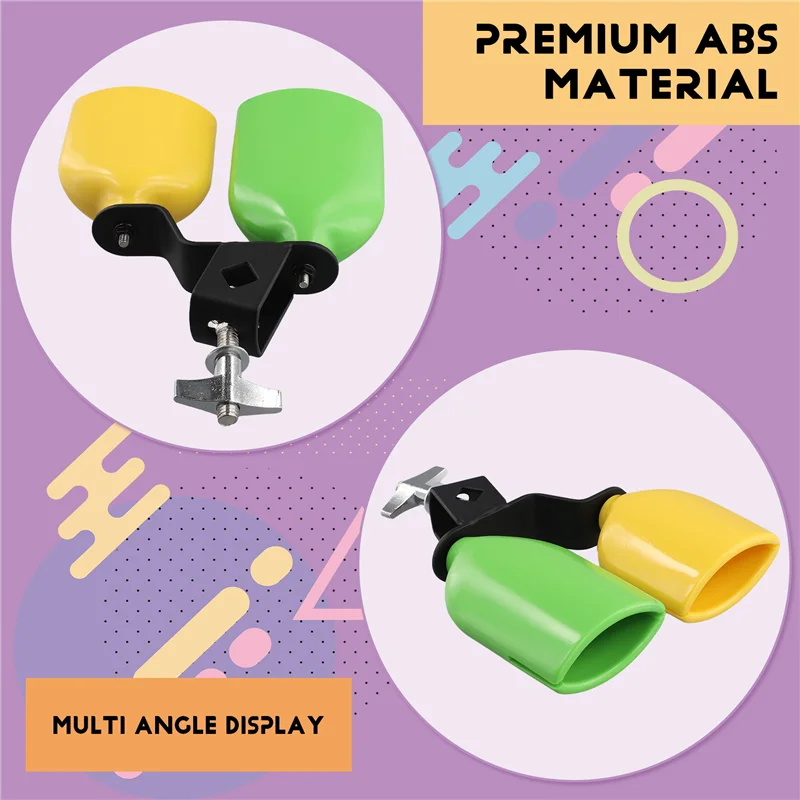 

XSXS-двойной колокольчик, музыкальный барабан, колокольчик, высокий низкий звук, молоток, барабан, часть ударного инструмента, аксессуары