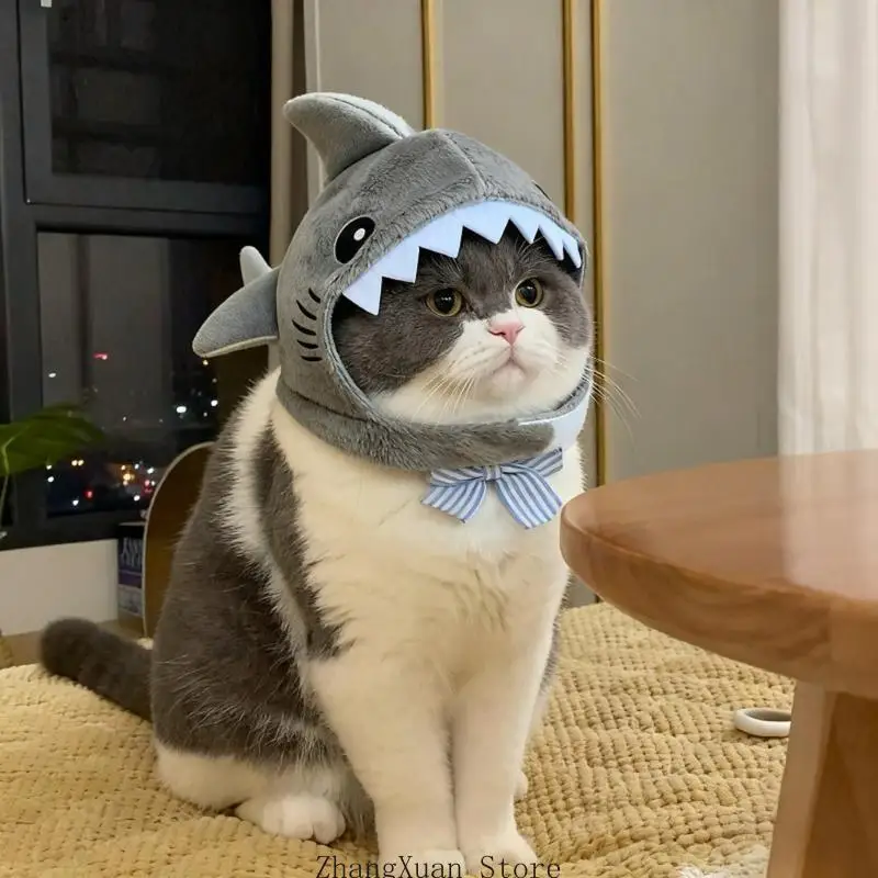 Cartoon Katzen Maske Kopfbedeckung Komfort Kopf Zubehör für Feier 3XUF – Detail 4