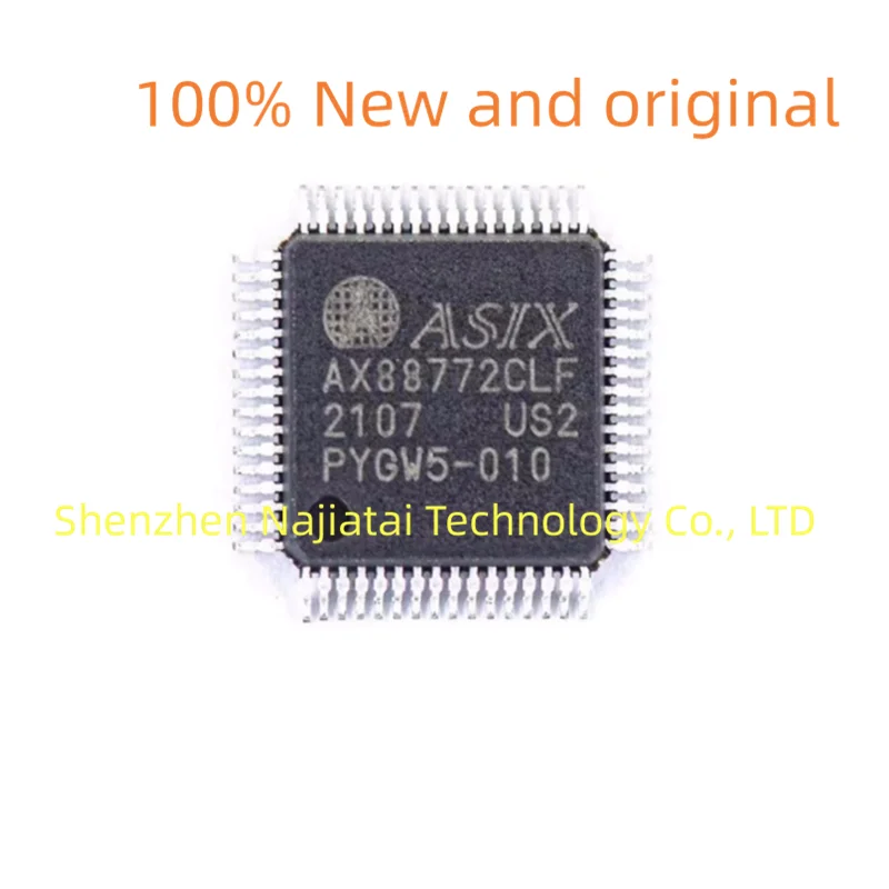 10 шт./лот, 100% новый оригинальный чип AX88772CLF AX88772 QFP64 IC