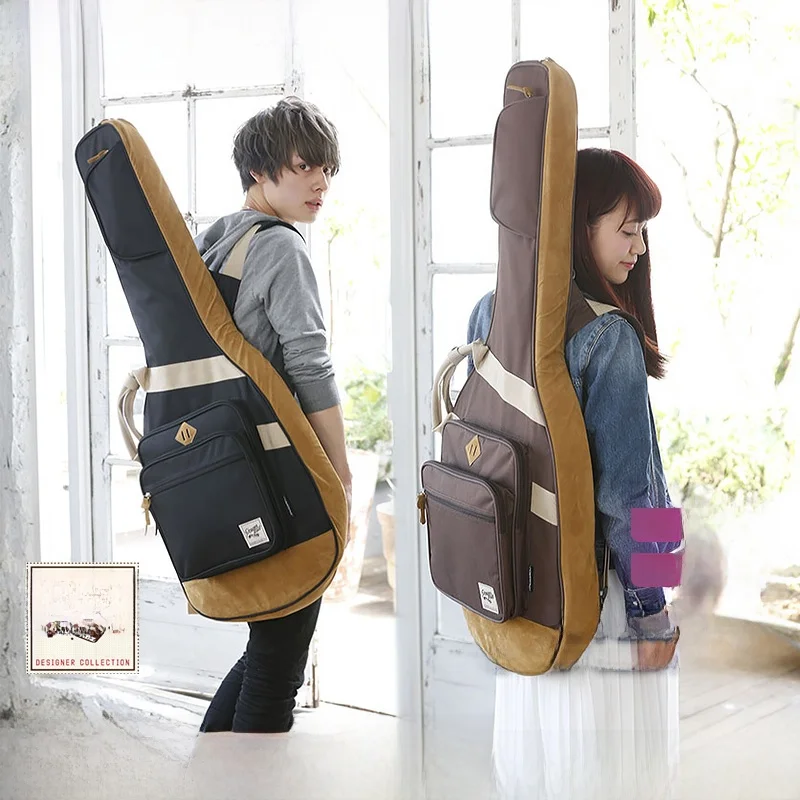 

Ibanez Guitar Case 4 Inch Double oulder Thiened Wood Guitar Bag Musical Instrument Accories Guitar Bapa