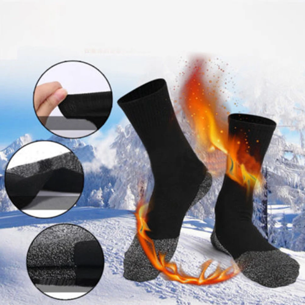 Winter Adult Cotton Thermal Ski Socks Men Women Warm Outdoor Cycling Snowboarding Sports Thermosocks Camping Hiking Stockings