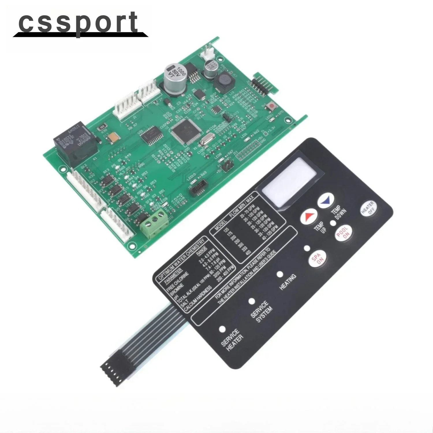 

461105 42002-0029Z 42002-0007S Комплект платы управления с переключателем 472610Z для нагревателей Sta-Rite Max-E-Therm SR200NA SR333NA