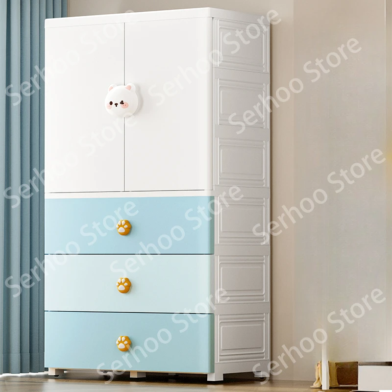 Armoire de Rangement pour Enfants, Meubles de Chambre Portables, MR50CW