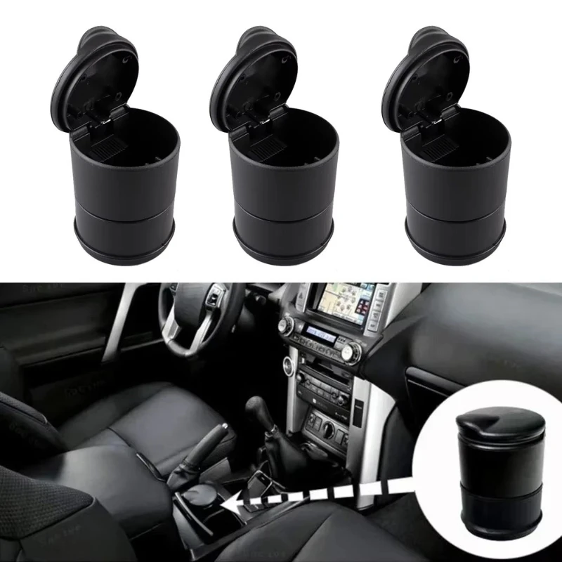 1/2/4/6pcs Universal Car Ashtray Garbage Coin Storage Cup Container Cigar Ashtray Holder Auto Interior Accessories Car Ashtray