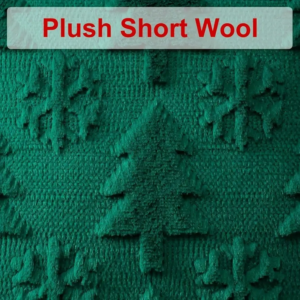 2-pack 18x18 jacquard sneeuwvlok kerstboom kussenslopen