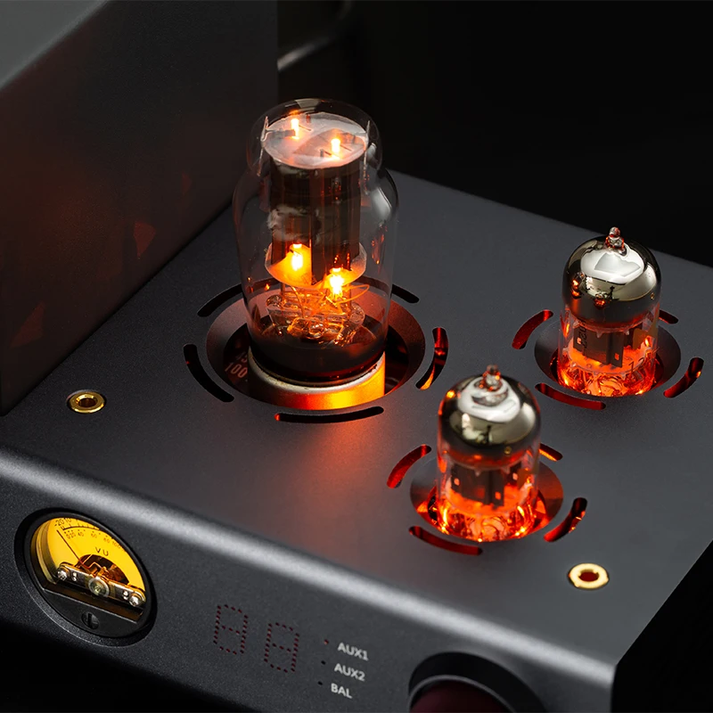 XDUOO TA-20 PLUS Balanced Tube Headphone Amplifier Classic A AMP 2000mW Output Power Dynamic VU Meter TA20