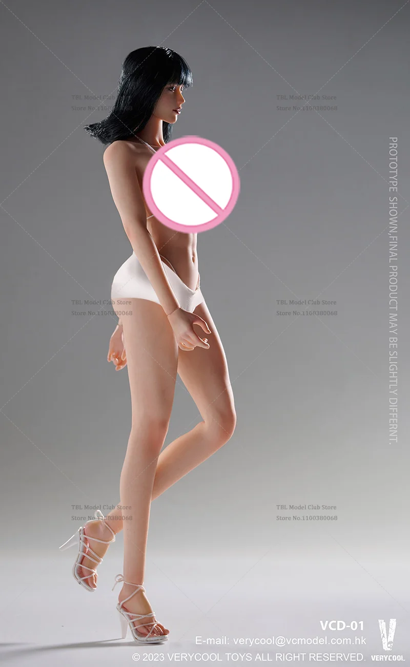 VERYCOOL VCD-01 VCD-02 1/6 Scale Sexy Women's Seamless Makeup Medium Chest Silicone Body 12 Inch Action Figure Doll In Stock