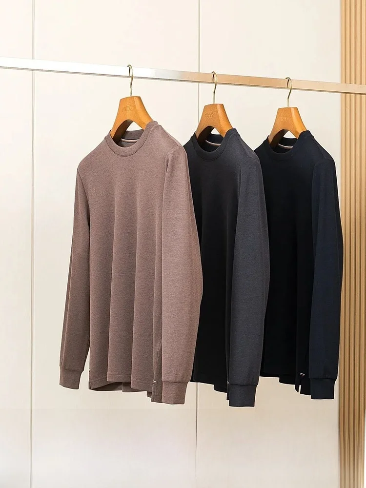 

Осень-зима, мужская уличная высококачественная шерстяная основа, повседневная круглая толстовка с капюшоном, дышащая, впитывающая пот, Qui Dry, удобная...